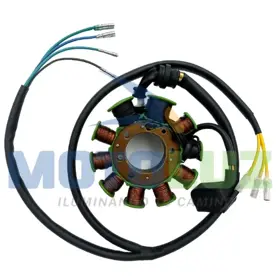 ALTERNADOR 12 POLOS (250W) BJR - Repuesto de moto marca MOTOLUZ en Moto Luz Perú