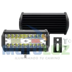 BARRA POLICIAL DE 120W - (LUZ BLACA, ROJO Y AZUL) DIFERENTES FUNCIONES - Repuesto de moto marca MOTOLUZ en Moto Luz Perú