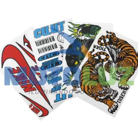 STIKERS TAMAÑO A4 - Repuesto de moto marca MOTOLUZ en Moto Luz Perú