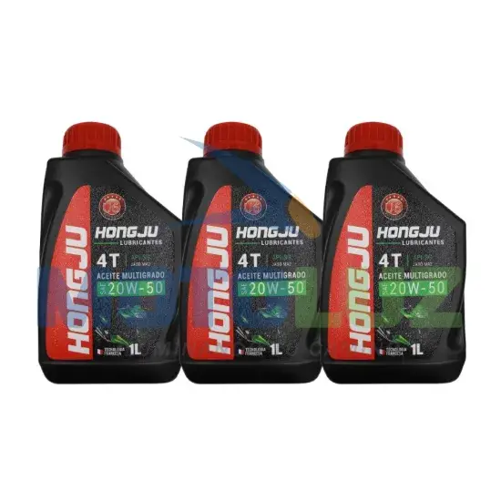 ACEITE HONGJU 4T SAE 20W50 - 1L marca MOTOLUZ para moto | Moto Luz Perú
