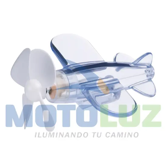 AVIONCITO MOTERO TRANSPARENTE marca MOTOLUZ para moto | Moto Luz Perú