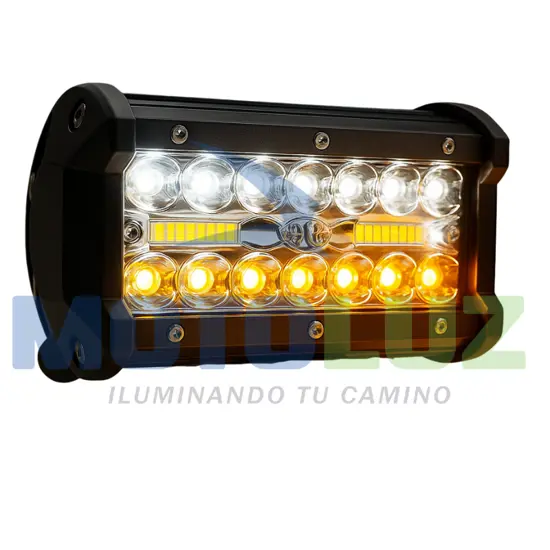 BARRA DE 120W. LUZ DUAL marca MOTOLUZ para moto | Moto Luz Perú