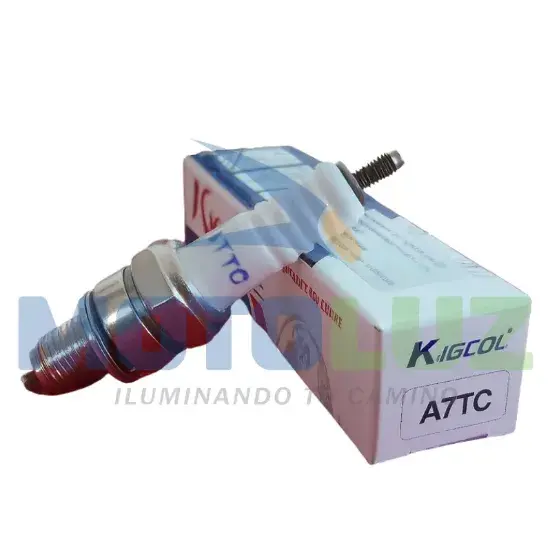 BUJIA A7TC (C50/C70/C100/C110) marca MOTOLUZ para moto | Moto Luz Perú
