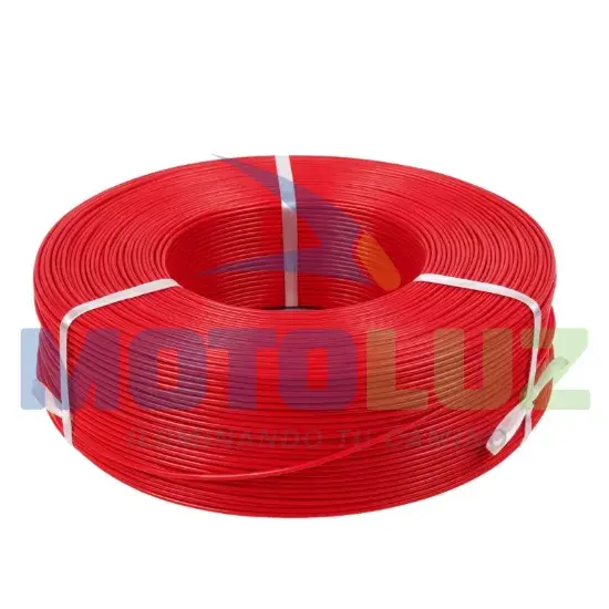 CABLE AUTOMOTRIZ GENERICO #18 ROJO marca MOTOLUZ para moto | Moto Luz Perú