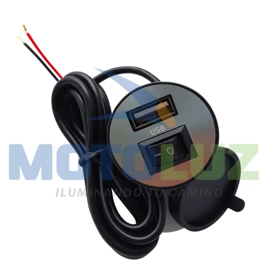 CARGADOR DE CELULAR BASE NEGRA PARA MOTO marca MOTOLUZ para moto | Moto Luz Perú