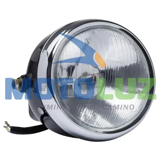 FARO DELANTEROFARO DELANTERO REDONDO CG EVOLUTION marca MOTOLUZ para moto | Moto Luz Perú