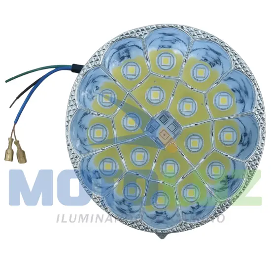 FOCO DELANTERO 18 LEDS REDONDO marca MOTOLUZ para moto | Moto Luz Perú