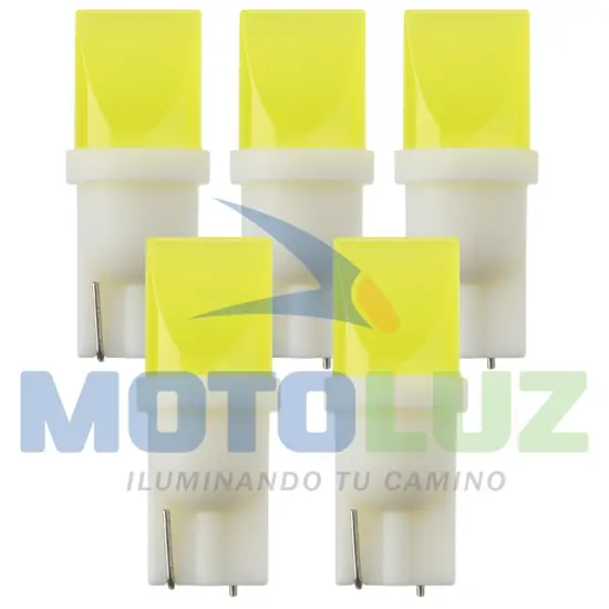 FOCO LAGRIMA T10 3D BLANCO marca MOTOLUZ para moto | Moto Luz Perú