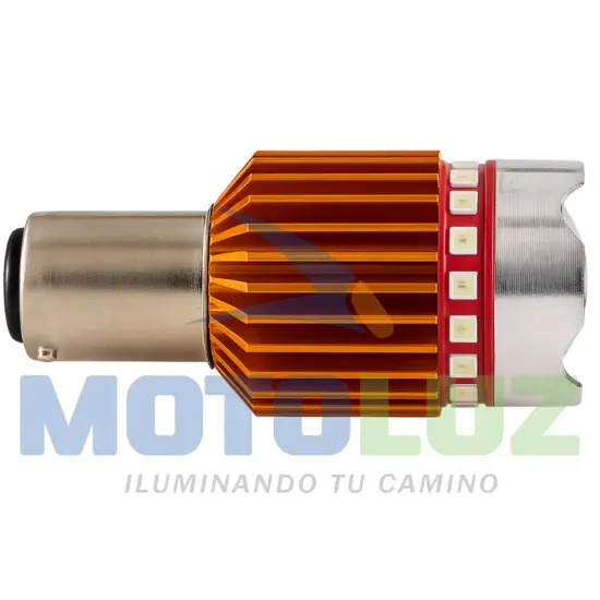 FOCO PAYASO DE 4 LEDS GL - SIN COBERTOR marca MOTOLUZ para moto | Moto Luz Perú