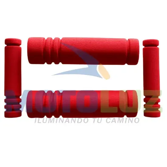 KIT DE FORRO MANIGUETA Y MANIJA - ROJO marca MOTOLUZ para moto | Moto Luz Perú