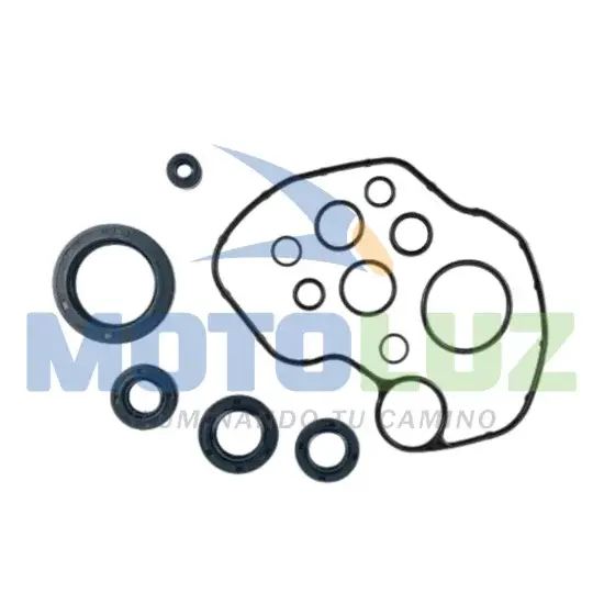 KIT DE RETENES CG12/150 CON ORRINES (14 PIEZAS) - KIGKOL marca MOTOLUZ para moto | Moto Luz Perú