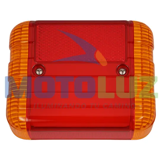 MICA POSTERIOR CG CON DIRECCIONAL AMBAR marca MOTOLUZ para moto | Moto Luz Perú