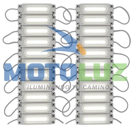MÓDULO COB – 12V BLANCO marca MOTOLUZ para moto | Moto Luz Perú