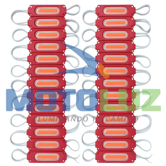 MÓDULO COB ROJO – 24V marca MOTOLUZ para moto | Moto Luz Perú