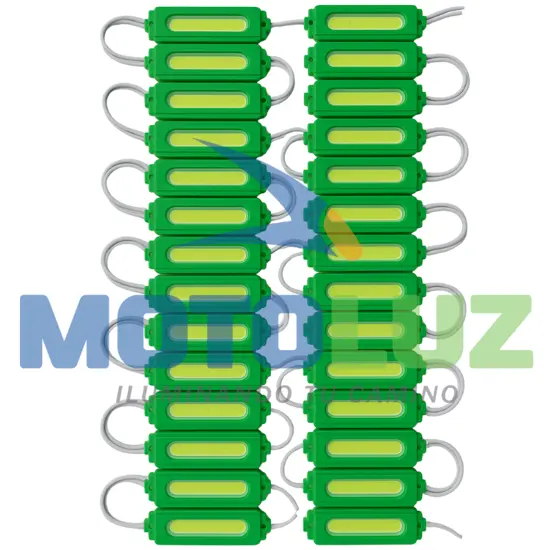 MÓDULO COB VERDE – 24V marca MOTOLUZ para moto | Moto Luz Perú