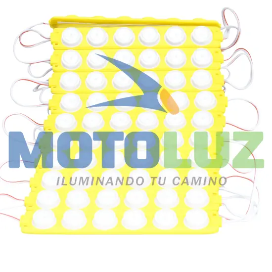 MODULOS DE 6 BOTONES AMBAR - 12V marca MOTOLUZ para moto | Moto Luz Perú