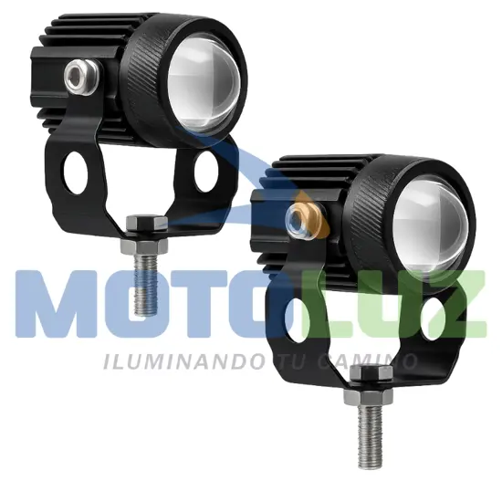 PAR DE CAÑONCITO LASER CON VENTILADOR - 5 FUNCIONES - MULTIVOLTAJE marca MOTOLUZ para moto | Moto Luz Perú