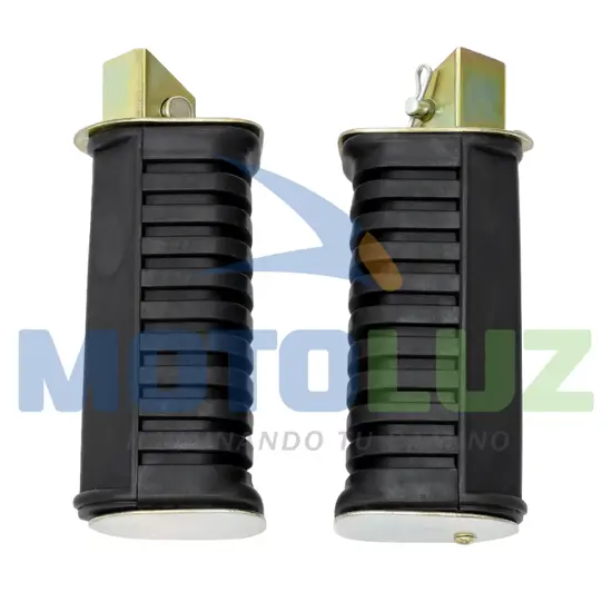 PAR DE ESTRIBOS POSTERIORES MOTOLINEAL GL marca MOTOLUZ para moto | Moto Luz Perú