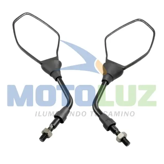 PAR DE ESPEJOS DISCOVER 135 marca MOTOLUZ para moto | Moto Luz Perú