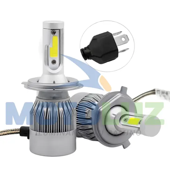 PAR FOCOS C6 - H4 marca MOTOLUZ para moto | Moto Luz Perú