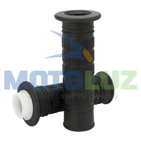 PAR DE MANUBRIOS BROSS/XL/GY NEGROS - KIGCOL marca MOTOLUZ para moto | Moto Luz Perú