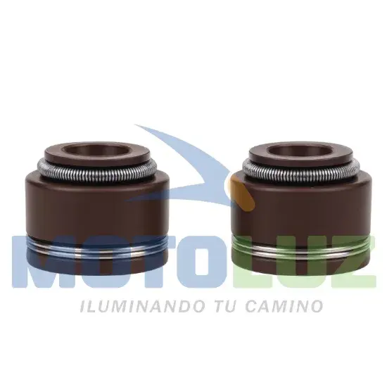 PAR RETENES DE VALVULAS C100/110 MARRON - KIGCOL marca MOTOLUZ para moto | Moto Luz Perú