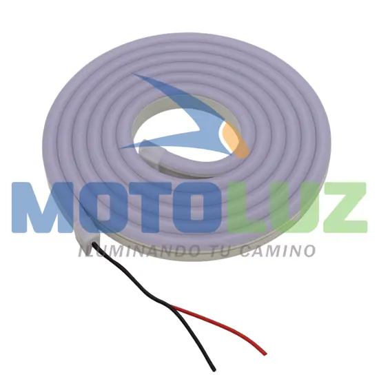 ROLLO DE CINTA NEON DE 5 METROS - BLANCO marca MOTOLUZ para moto | Moto Luz Perú