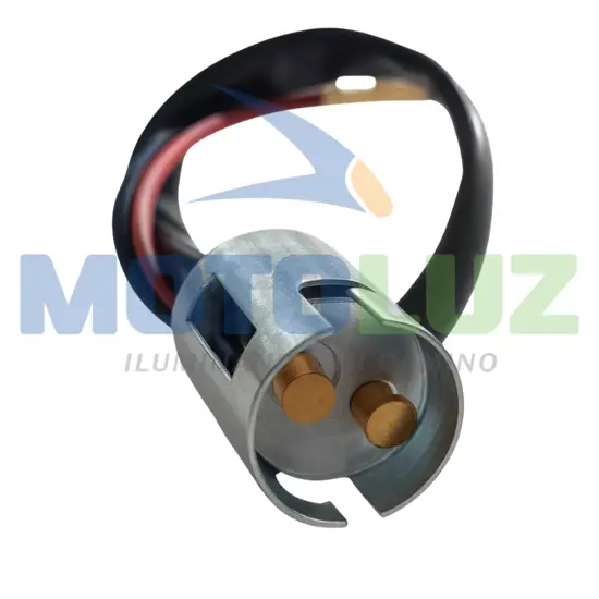 SOCKET METAL 2 CONTACTOS marca MOTOLUZ para moto | Moto Luz Perú