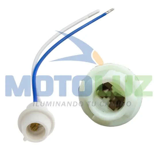 SOCKET T10 LÁGRIMA BASE BLANCA marca MOTOLUZ para moto | Moto Luz Perú