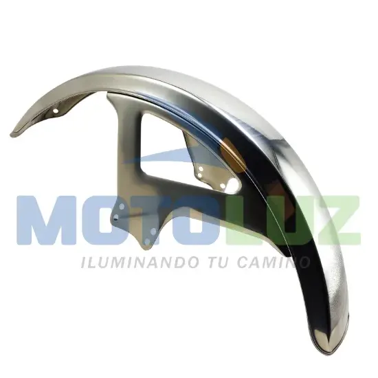 TAPABARRO DELANTERO GL CROMADO marca MOTOLUZ para moto | Moto Luz Perú