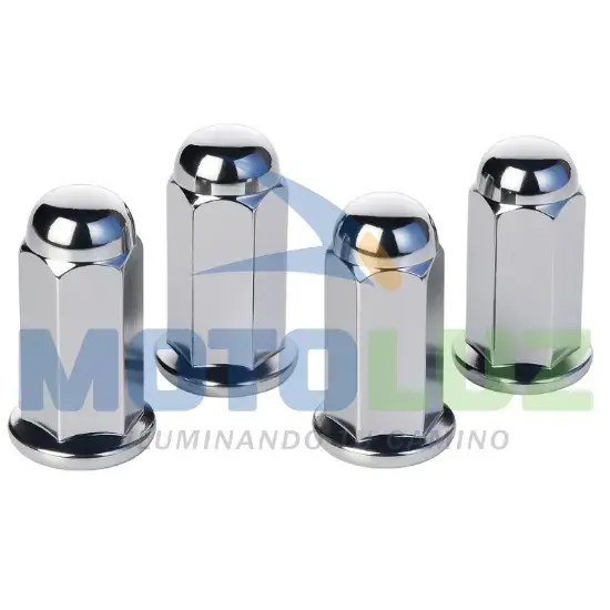 TUERCA CASTILLO PARA ESPARRAGO DE TUBO DE ESCAPE - PERNO N 10 marca MOTOLUZ para moto | Moto Luz Perú