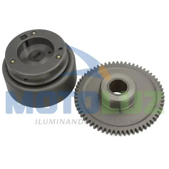 VOLANTE COMPLETO CG150 (P/ALTERN. 8 POLOS) - BJR marca MOTOLUZ para moto | Moto Luz Perú